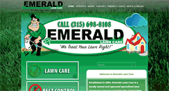 Desktop Screenshot of emerald-lawncare.com